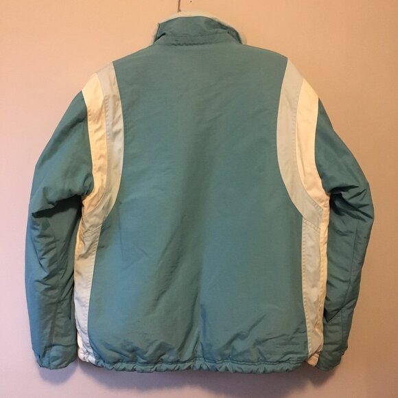 Retro Two Tone Blue Snowboarding Jacket - Picture 3 of 16